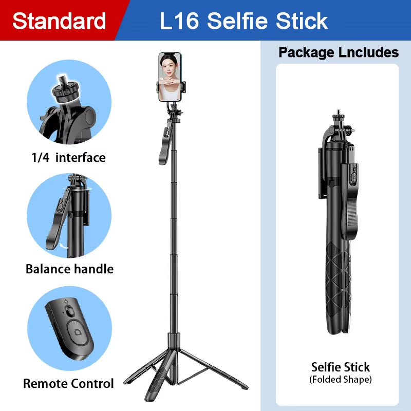 Multifunctional Portable Bluetooth Wireless Integrated Selfie Stick & Tripod